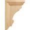Ekena Millwork 2 1/2"W x 4"D x 6"H Small Thompson Wood Bracket, Red Oak BKTW02X04X06TMRO - alternate 3